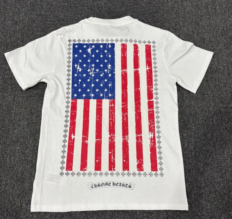 Chrome Hearts American Flag Graphic T-Shirt product photo