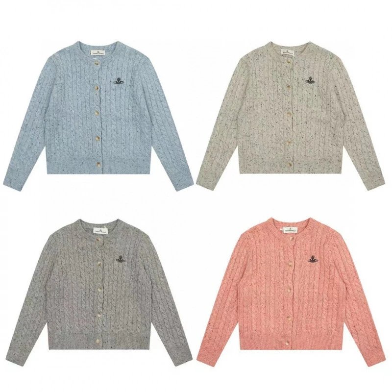 Vivienne Westwood Orb Cable-Knit Cardigan product photo