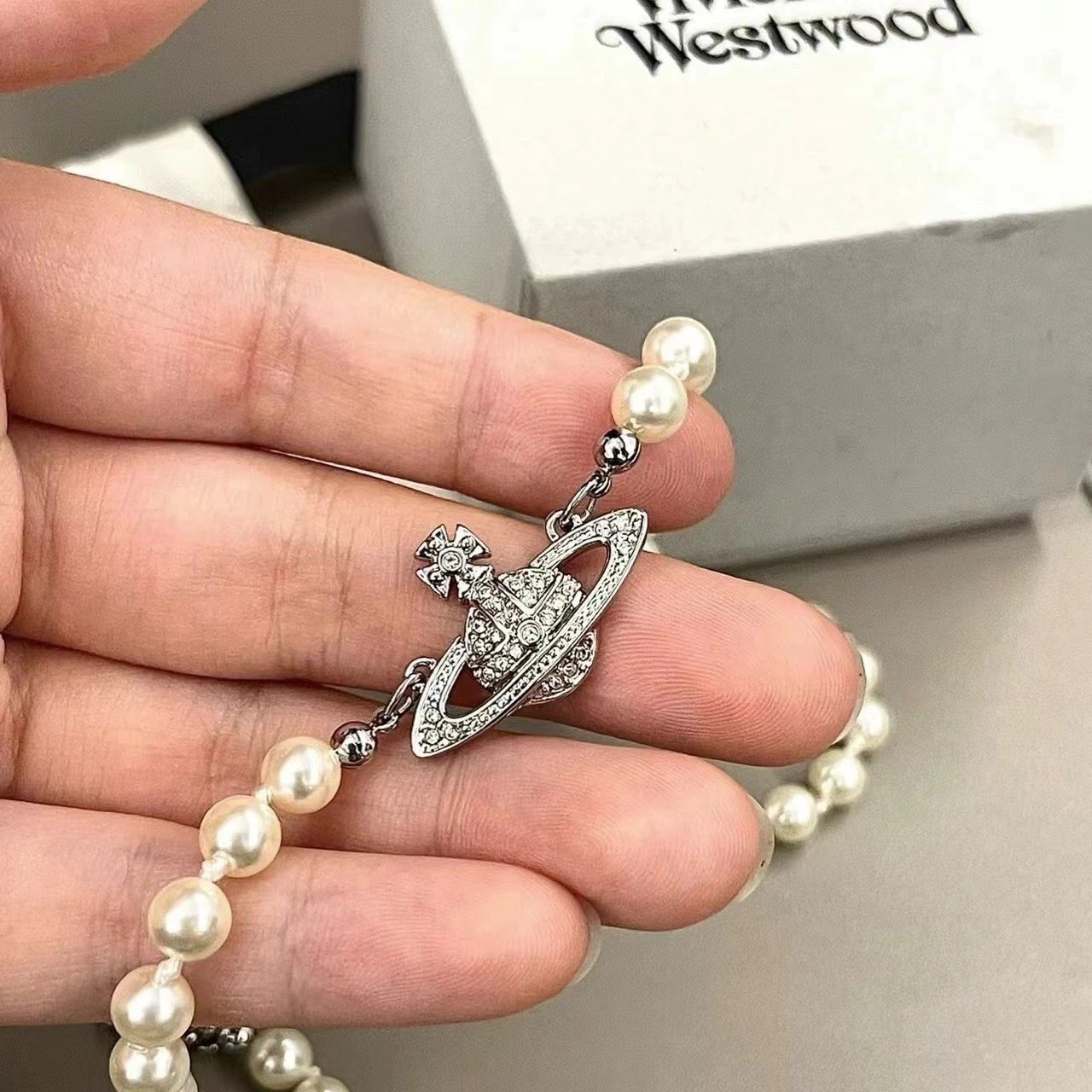 Vivienne Westwood Orb Pearl Necklace product photo