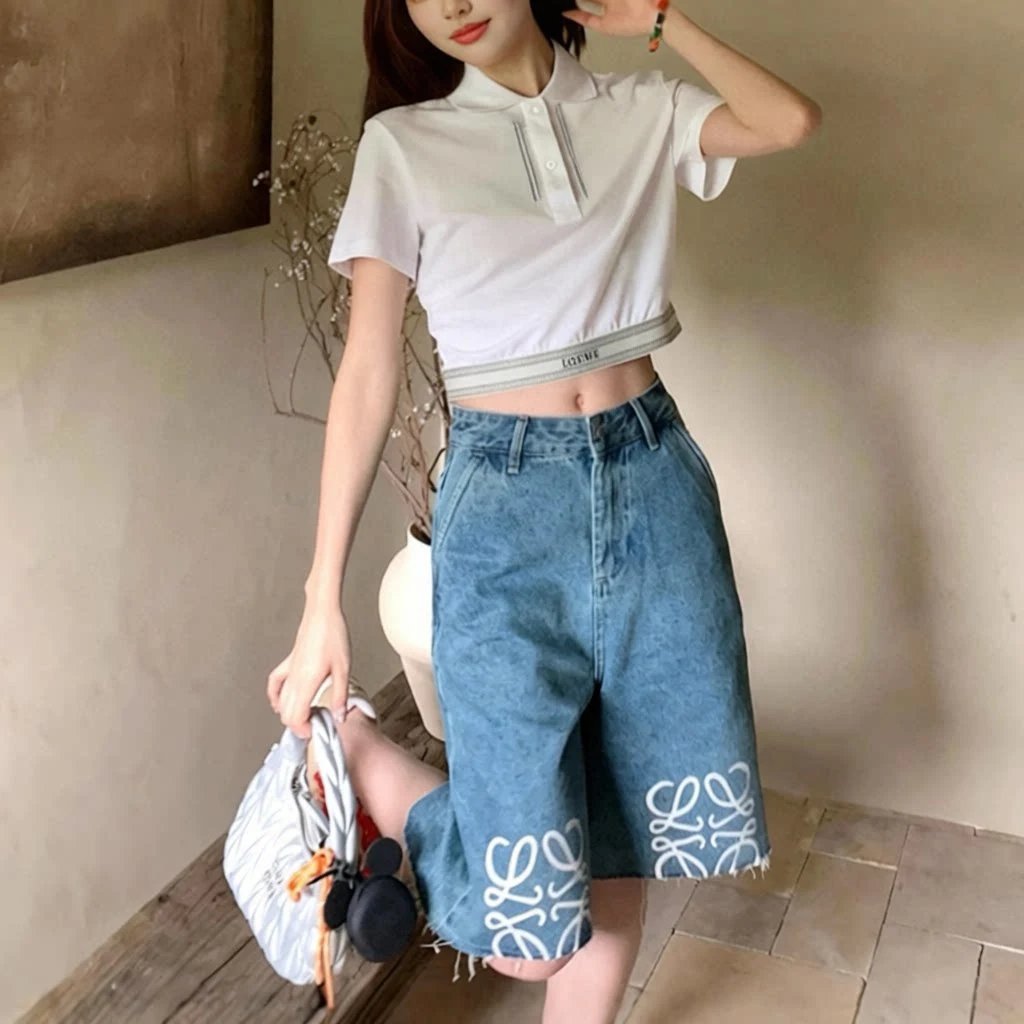 Loewe Anagram Denim Shorts product photo