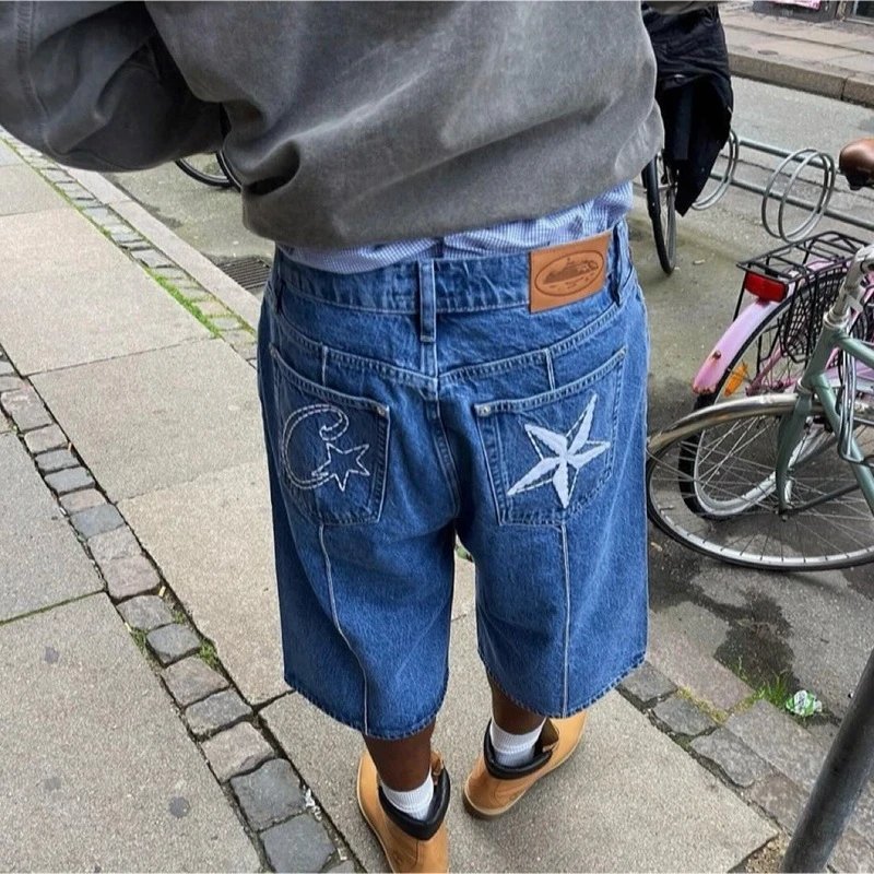 Corteiz C-Star Denim Shorts product photo