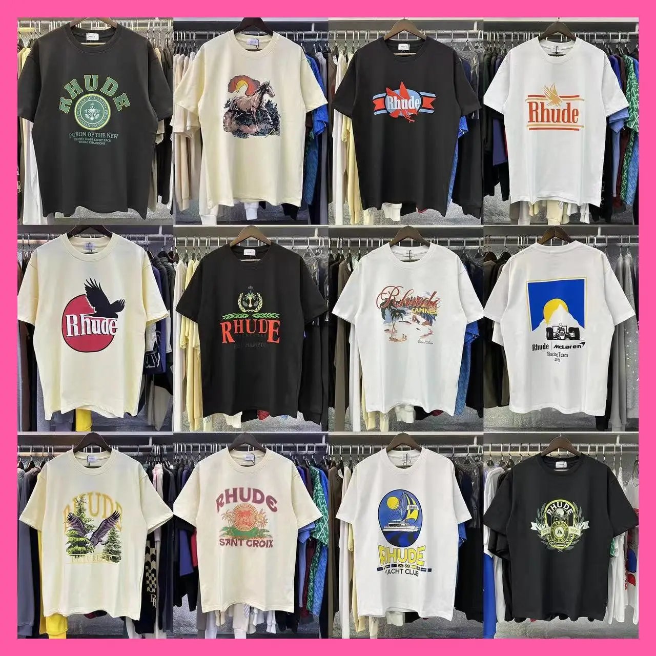 Rhude Graphic T-Shirt Collection product photo