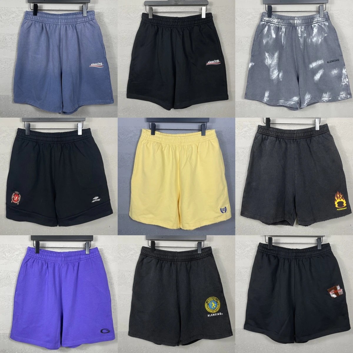Balenciaga Wave Logo Shorts Collection product photo
