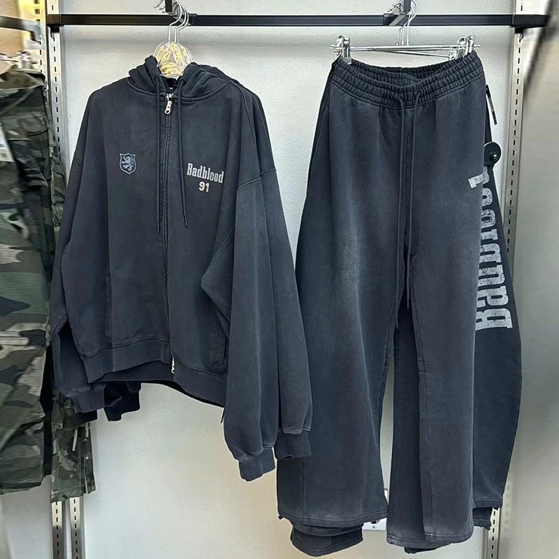 Badblood Washed Graphic Hooded Tracksuit product photo