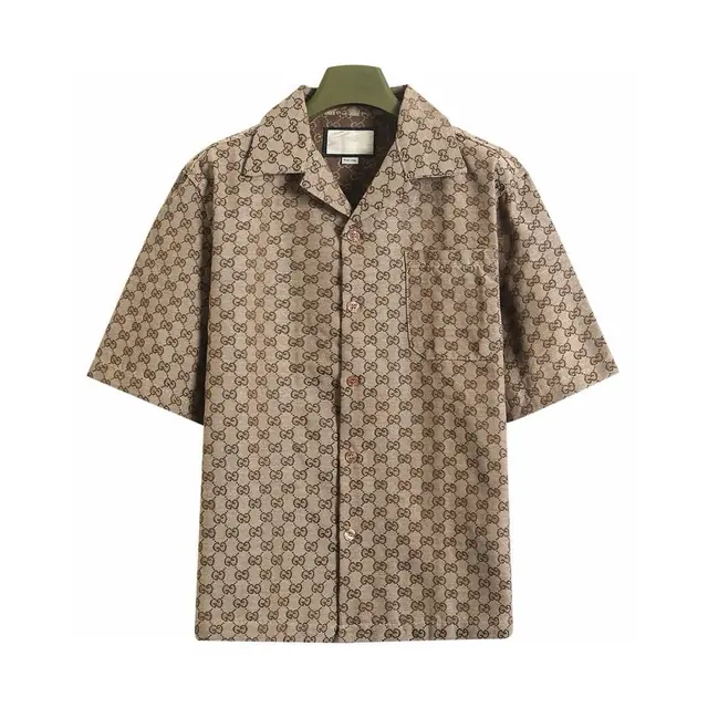 Gucci GG Monogram Camp-Collar Shirt product photo