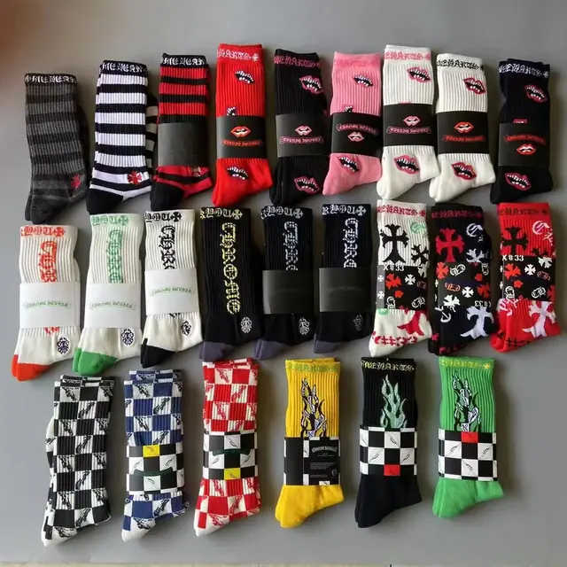 Chrome Hearts Graphic Crew Socks Collection product photo