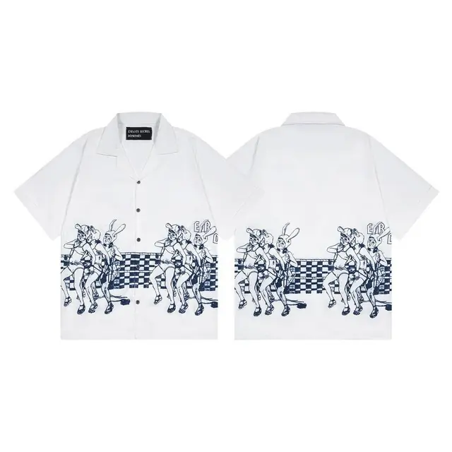 Enfants Riches Déprimés Graphic Camp Collar Shirt product photo