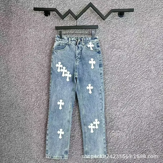 Chrome Hearts Distressed Jeans product photo