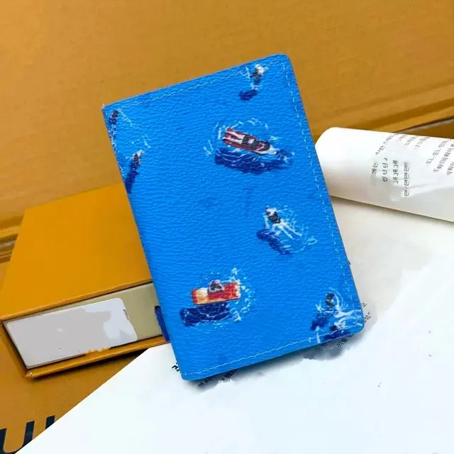 Louis Vuitton Monogram Sports Passport Cover Pool Blue product photo