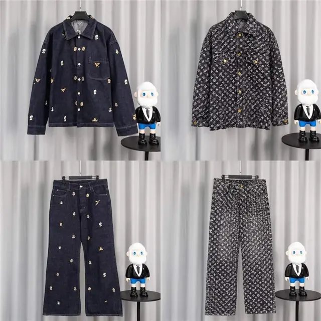 Louis Vuitton Denim Jacket and Pants Set product photo
