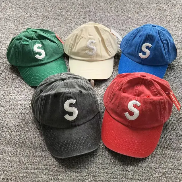 Supreme S Logo Suede Visor Baseball Cap product photo